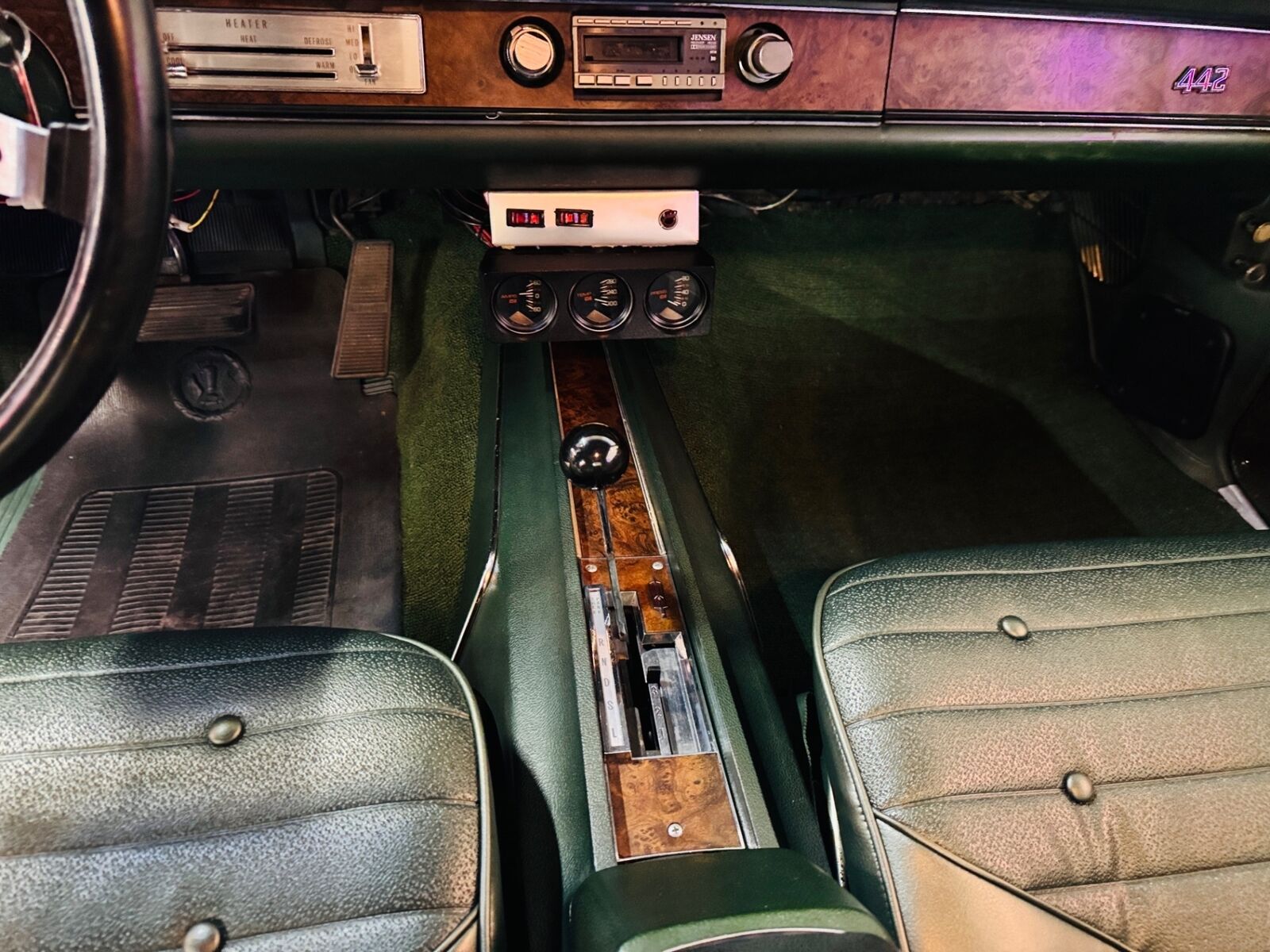 Oldsmobile-442-1970-Green-Green-22779-38