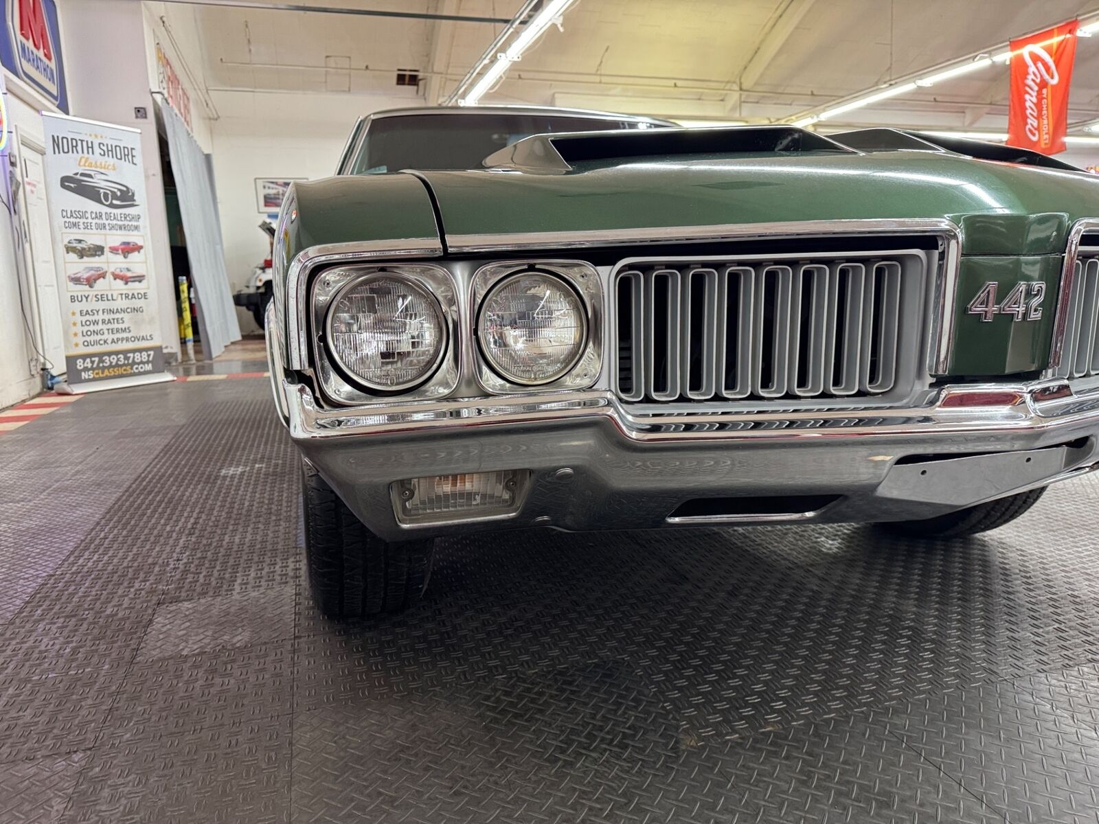 Oldsmobile-442-1970-Green-Green-22779-7