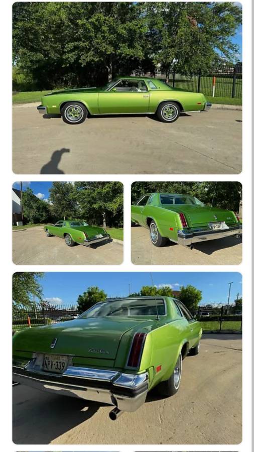 Oldsmobile-Cutlass-1976-green-64374-3