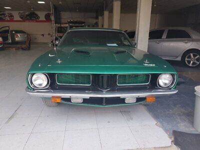 Plymouth-Barracuda-Coupe-1974-Green-Black-115873-2