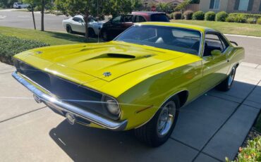 Plymouth-Cuda-340-1970-yellow-106954-2