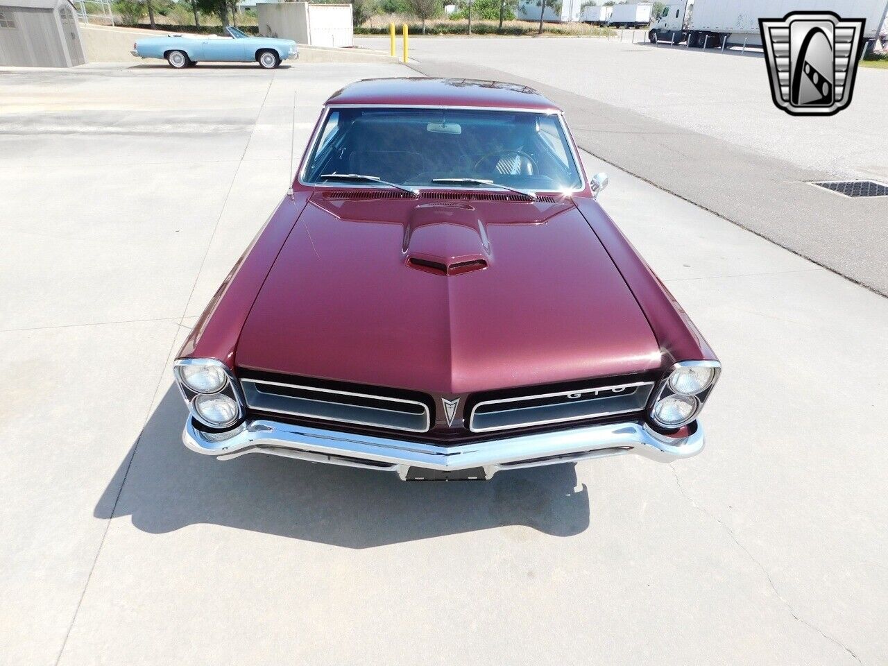 Pontiac-GTO-1965-Burgundy-Black-11526-6