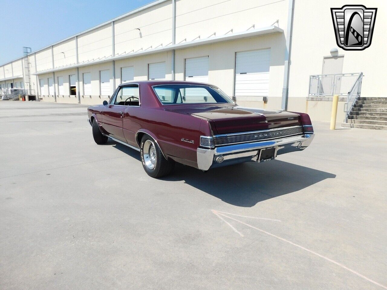 Pontiac-GTO-1965-Burgundy-Black-11526-7