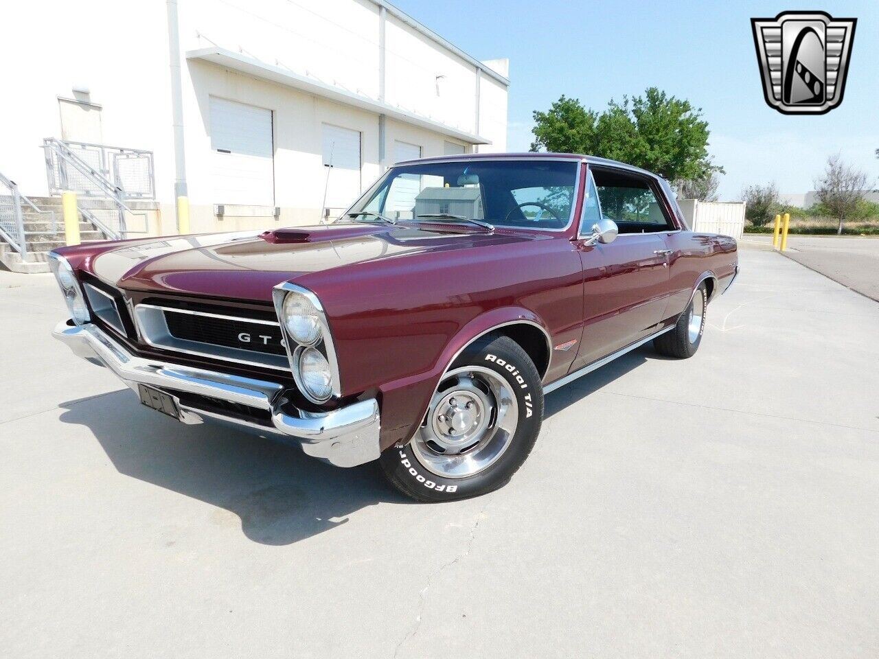 Pontiac-GTO-1965-Burgundy-Black-11526-9