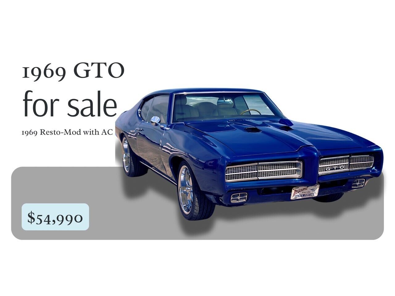 Pontiac GTO Coupe 1969 à vendre