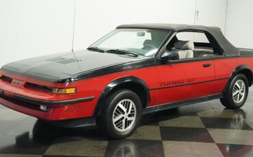 Pontiac-Sunbird-Cabriolet-1986-Red-Gray-117263-5