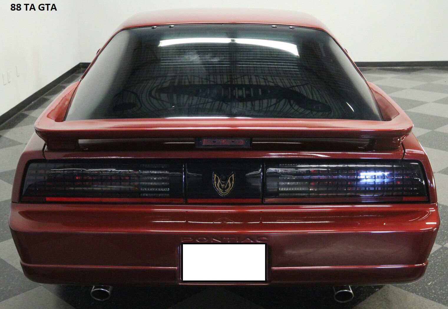 Pontiac-Trans-Am-1988-Burgundy-Black-67832-1