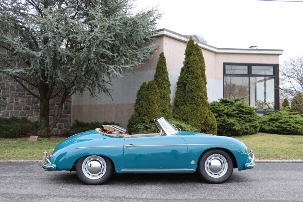 Porsche-356-1959-Blue-Tan-0-2