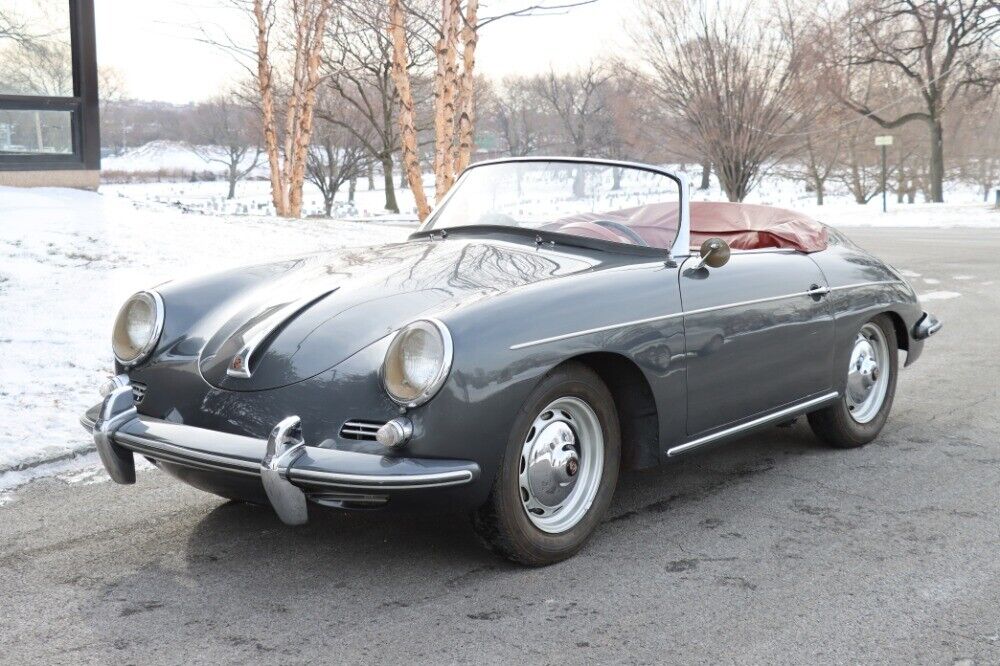 Porsche-356-1960-Silver-Red-0-1