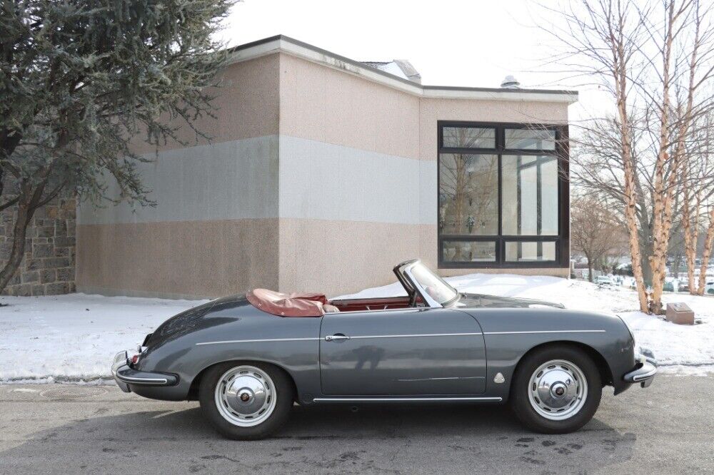 Porsche-356-1960-Silver-Red-0-2