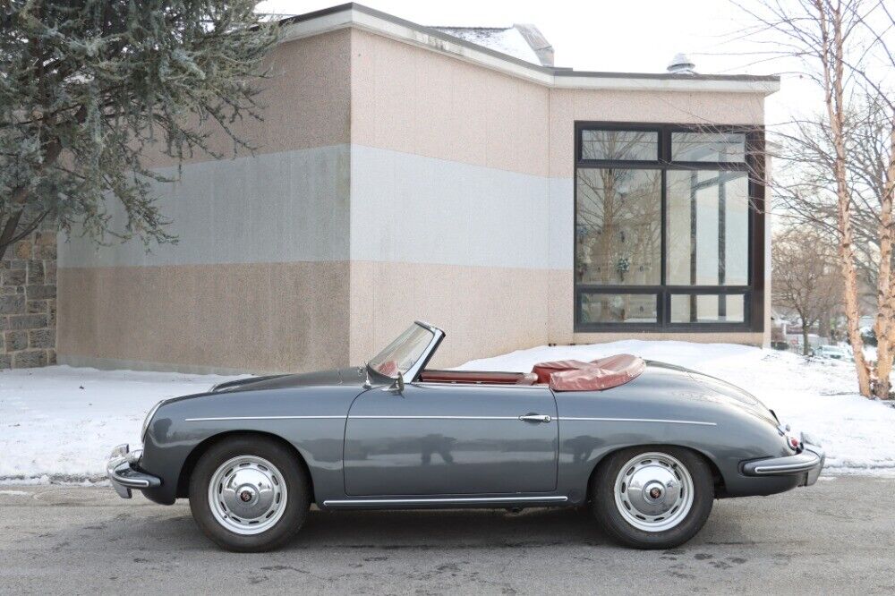 Porsche-356-1960-Silver-Red-0-3