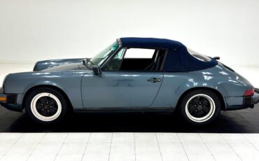 Porsche-911-Cabriolet-1987-Blue-Blue-125070-1