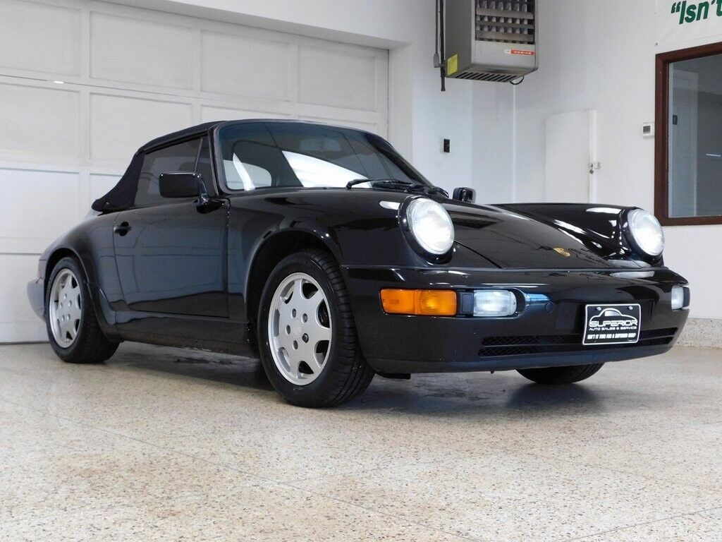 Porsche-911-Cabriolet-1990-Black-Black-112297-2