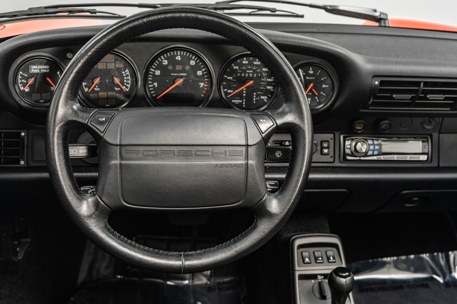 Porsche-911-Cabriolet-1993-Red-Black-52624-13