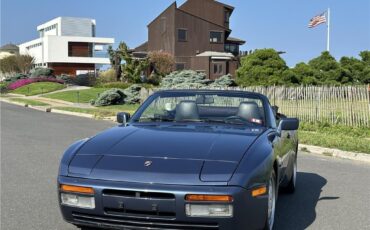 Porsche-944-S2-Cabriolet-Cabriolet-1990-Blue-Black-118370-1