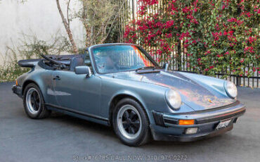 Porsche-Carrera-Cabriolet-1984-Blue-Other-Color-0-2