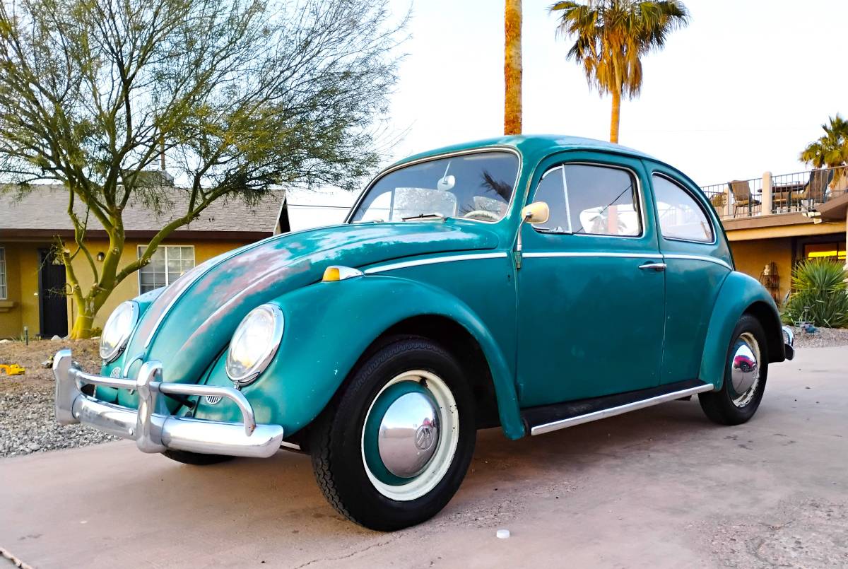 Volkswagen-Beetle-1964-green-152928-7