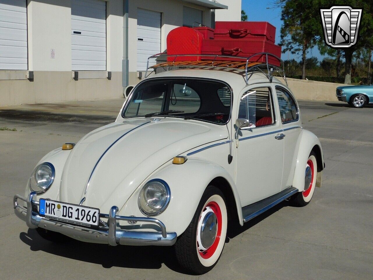 Volkswagen-Beetle-Classic-Berline-1966-White-Red-113964-11