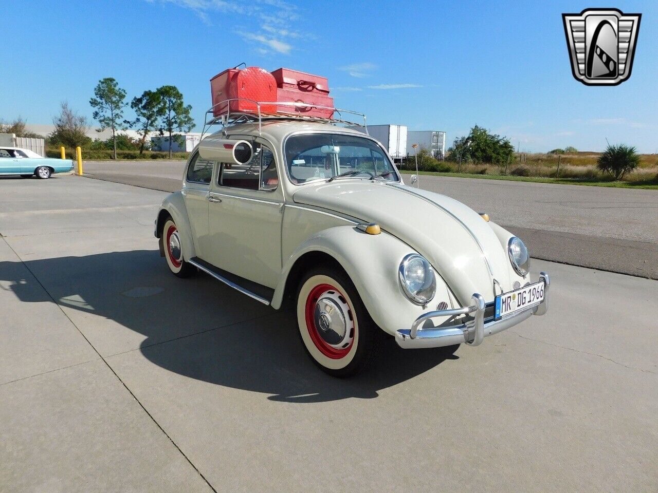 Volkswagen-Beetle-Classic-Berline-1966-White-Red-113964-6