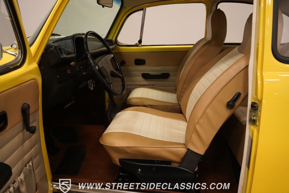 Volkswagen-Beetle-New-Coupe-1974-Yellow-Tan-88149-3