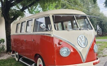 Volkswagen-BusVanagon-1962-Red-BEGE-21-12