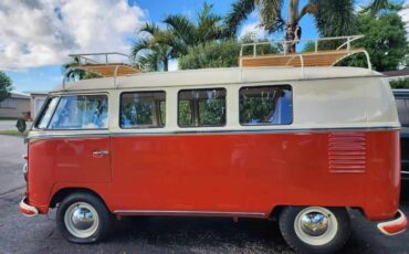 Volkswagen-BusVanagon-1962-Red-BEGE-21-2