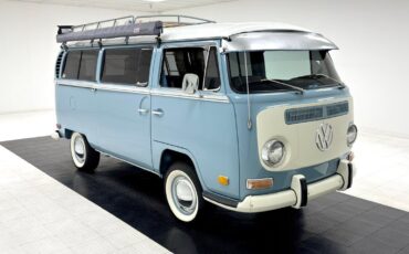 Volkswagen-BusVanagon-Van-1970-Blue-Black-162207-6