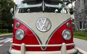 Volkswagen-BusVanagon-Van-1975-Red-White-8-16