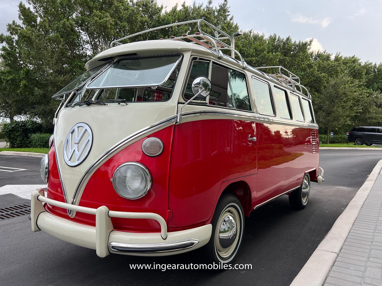 Volkswagen-BusVanagon-Van-1975-Red-White-8-6