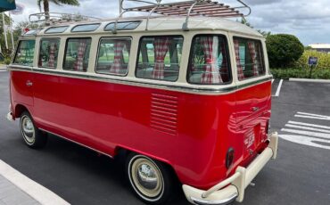 Volkswagen-BusVanagon-Van-1975-Red-White-8-8