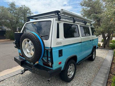 Volkswagen-BusVanagon-Van-1987-Blue-Gray-257510-10