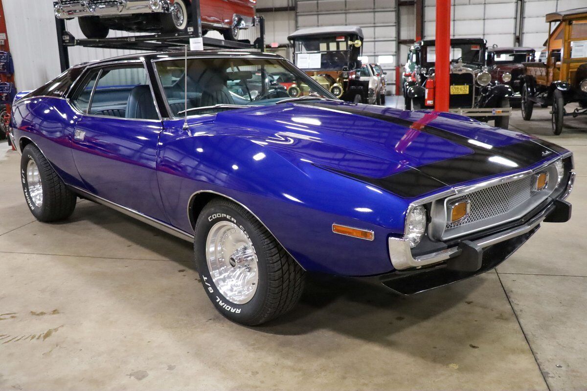 AMC-Javelin-Coupe-1973-Blue-Blue-55126-11