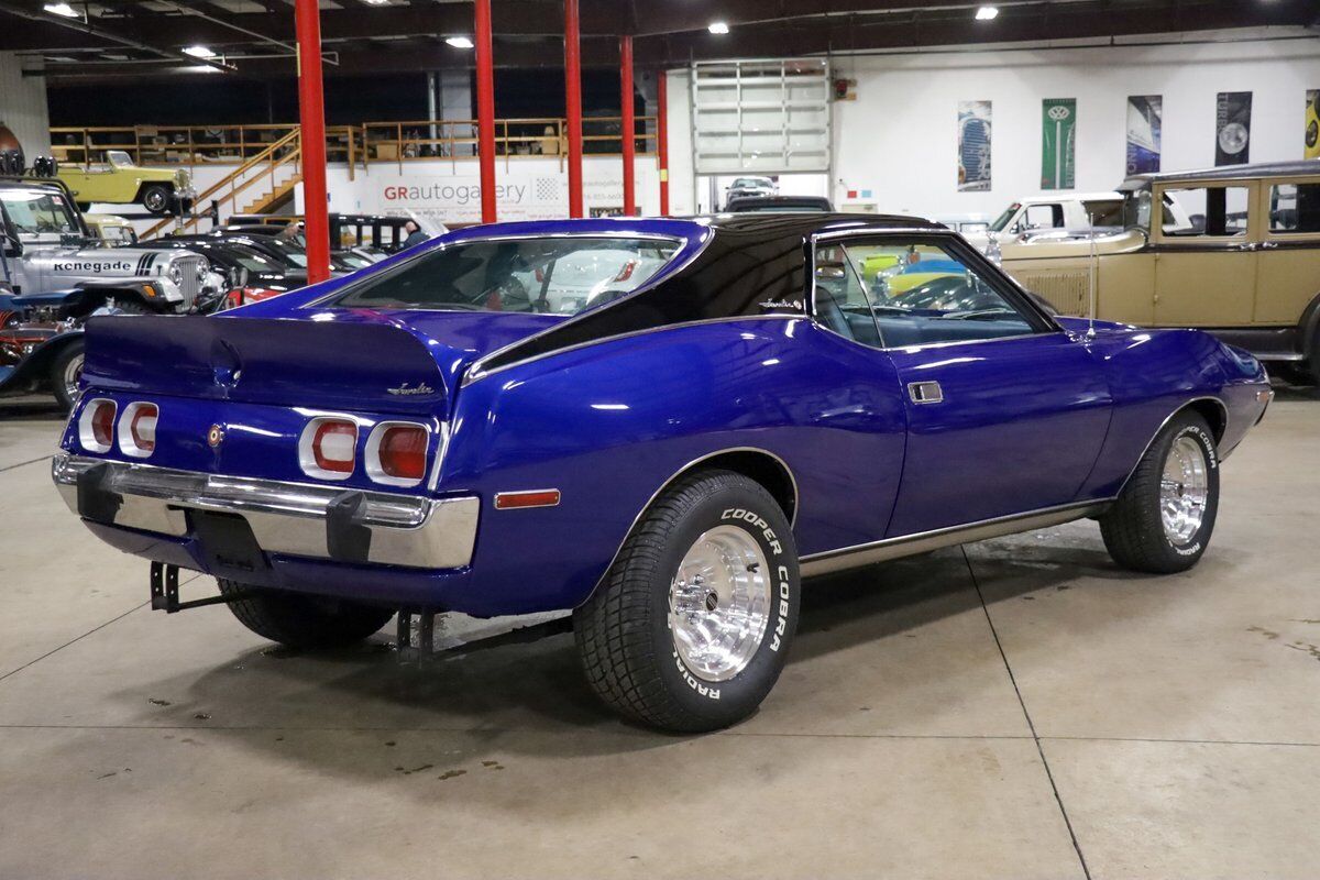 AMC-Javelin-Coupe-1973-Blue-Blue-55126-7