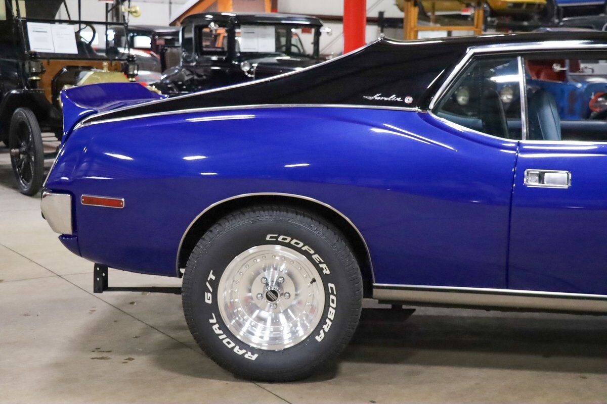 AMC-Javelin-Coupe-1973-Blue-Blue-55126-8