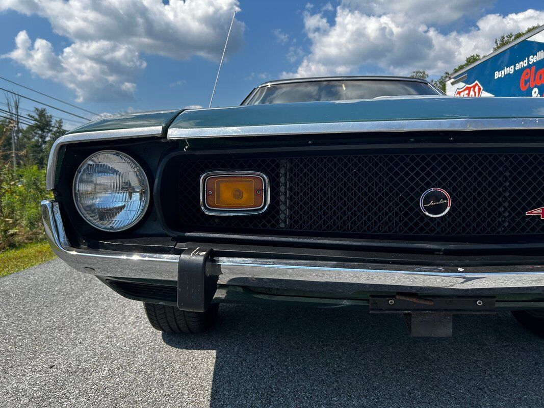 AMC-Javelin-Coupe-1973-Green-Black-0-13