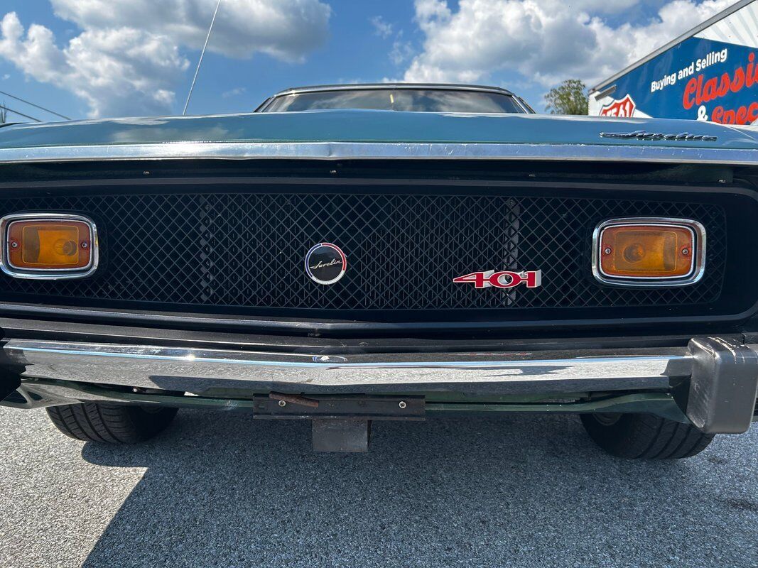 AMC-Javelin-Coupe-1973-Green-Black-0-14