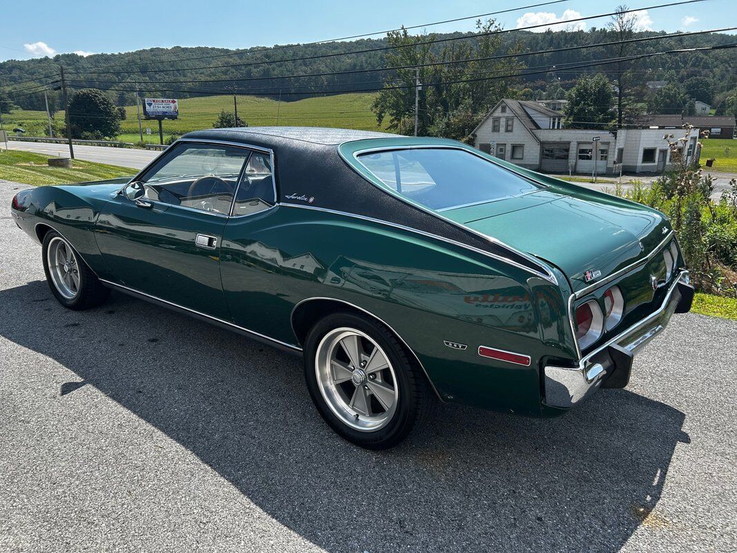 AMC-Javelin-Coupe-1973-Green-Black-0-7