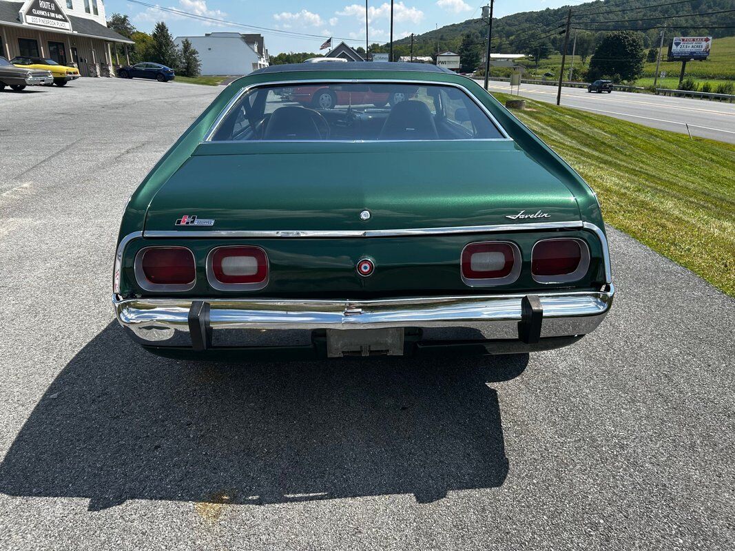 AMC-Javelin-Coupe-1973-Green-Black-0-8