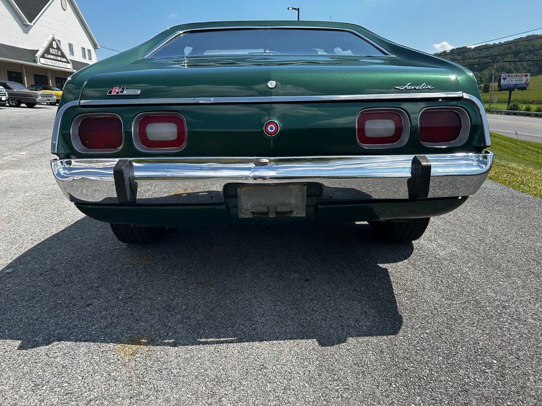 AMC-Javelin-Coupe-1973-Green-Black-0-9