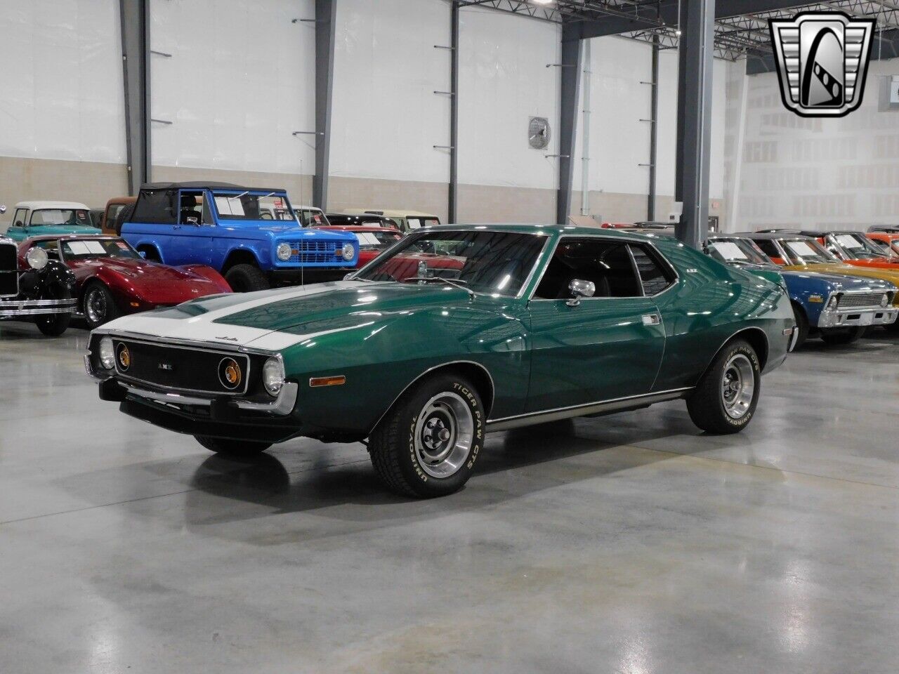 AMC-Javelin-Coupe-1974-Green-Black-113934-2