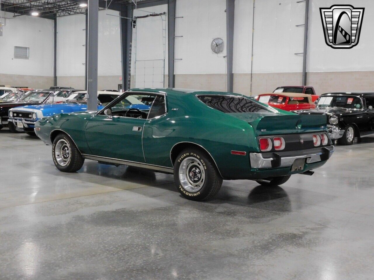 AMC-Javelin-Coupe-1974-Green-Black-113934-3