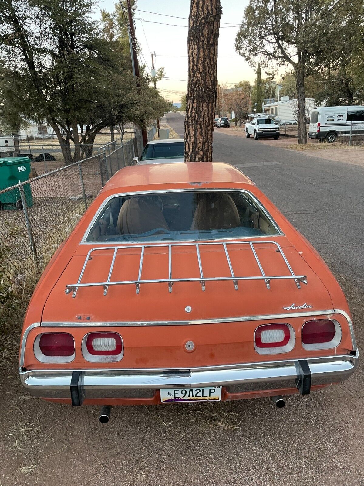 AMC-Javelin-Coupe-1974-Orange-Tan-154497-20