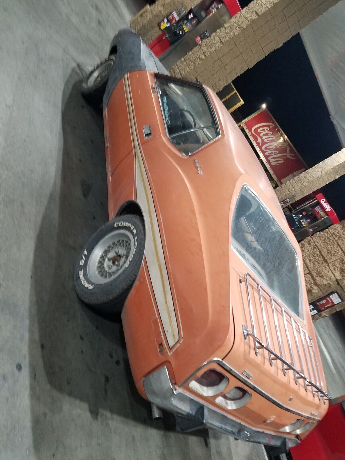 AMC-Javelin-Coupe-1974-Orange-Tan-154497-8