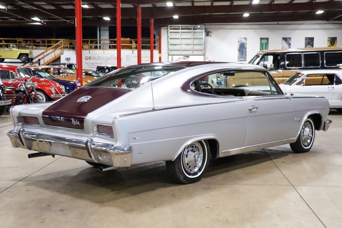 AMC-Marlin-Coupe-1966-Silver-Tan-93971-7