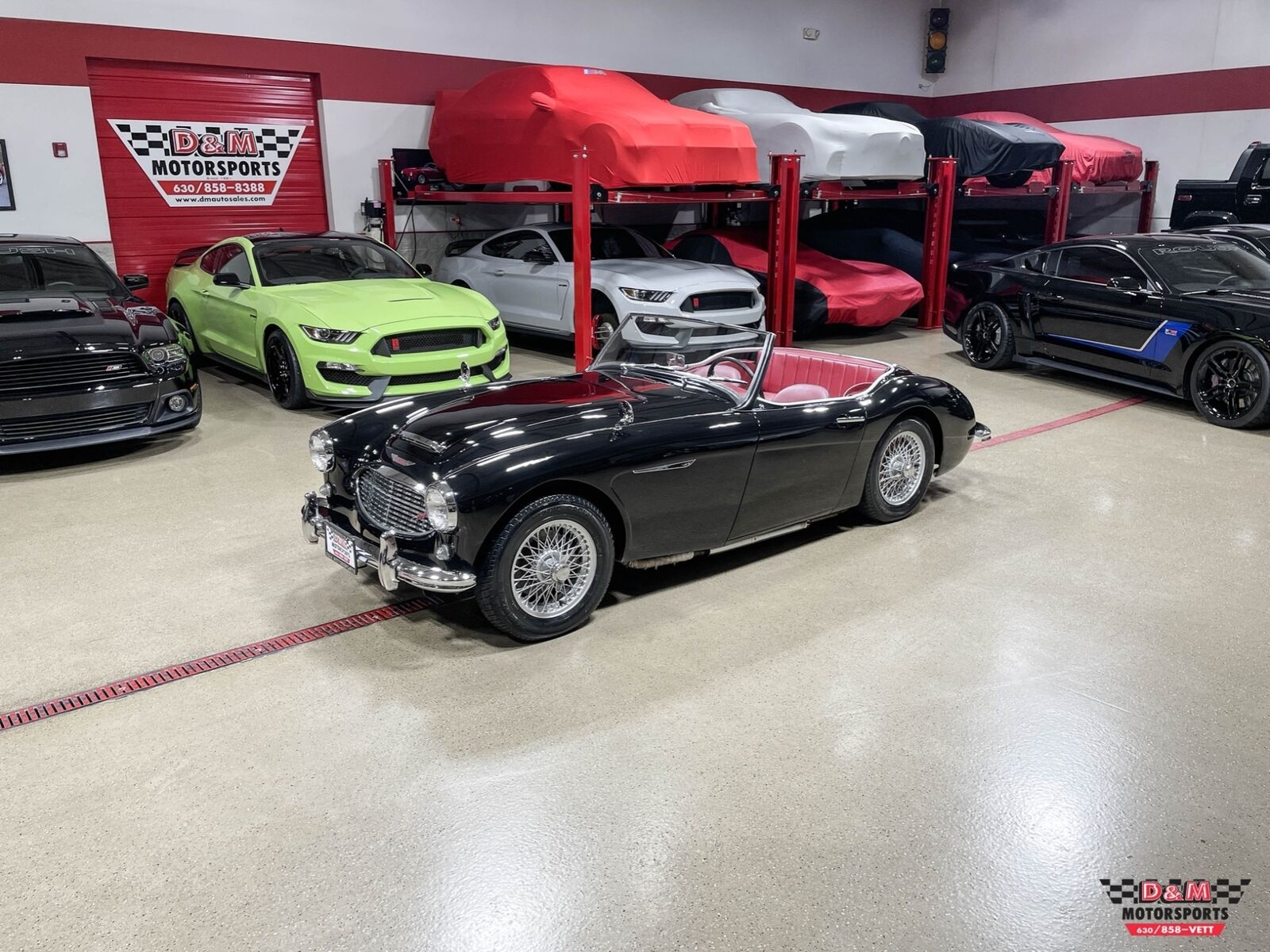 Austin-Healey-3000-Cabriolet-1960-Black-Red-104685-26