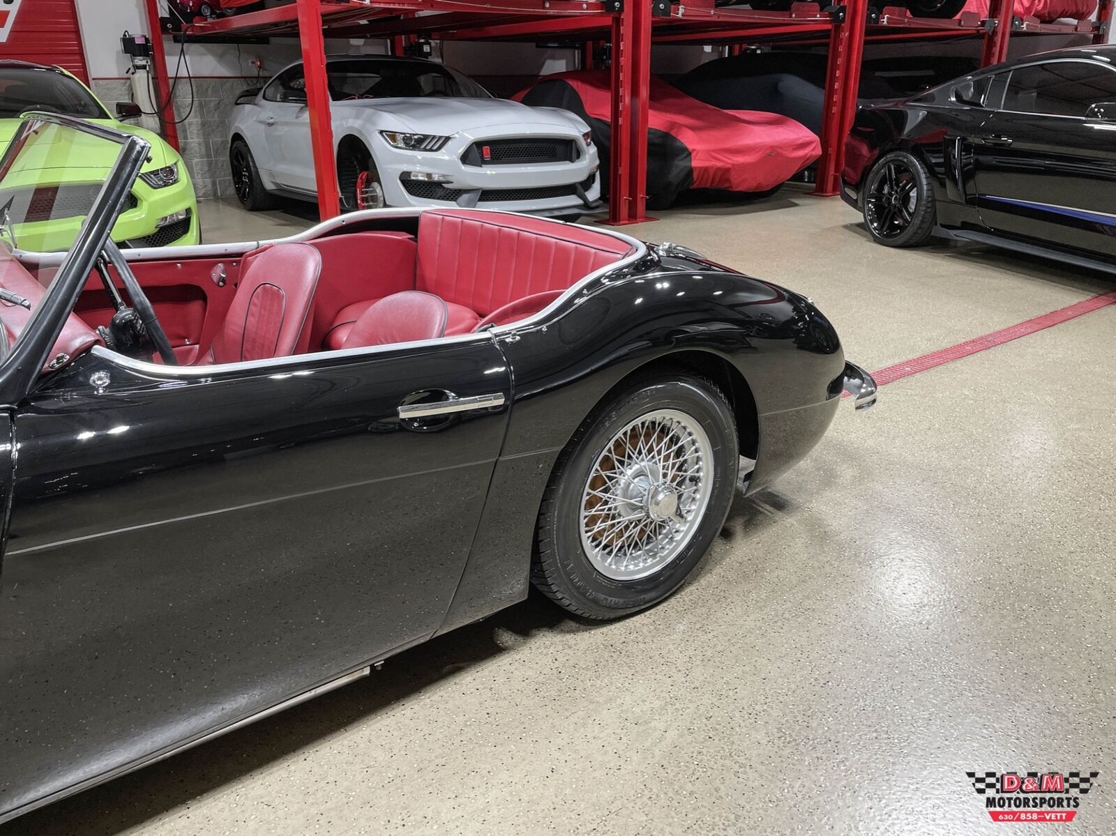 Austin-Healey-3000-Cabriolet-1960-Black-Red-104685-33