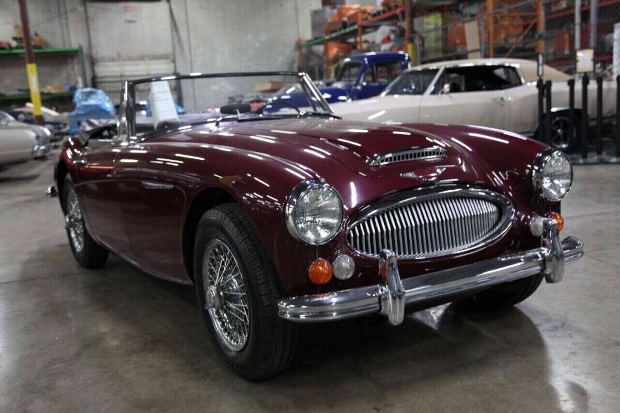 Austin-Healey-3000-Cabriolet-1965-Burgundy-Tan-37749-1