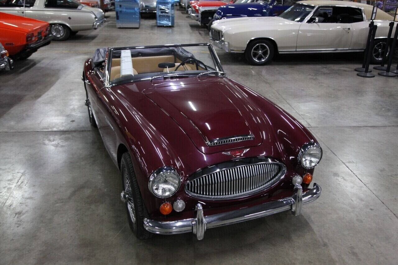 Austin-Healey-3000-Cabriolet-1965-Burgundy-Tan-37749-10