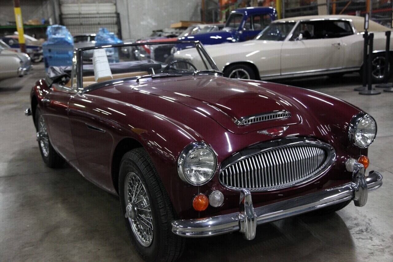 Austin-Healey-3000-Cabriolet-1965-Burgundy-Tan-37749-21