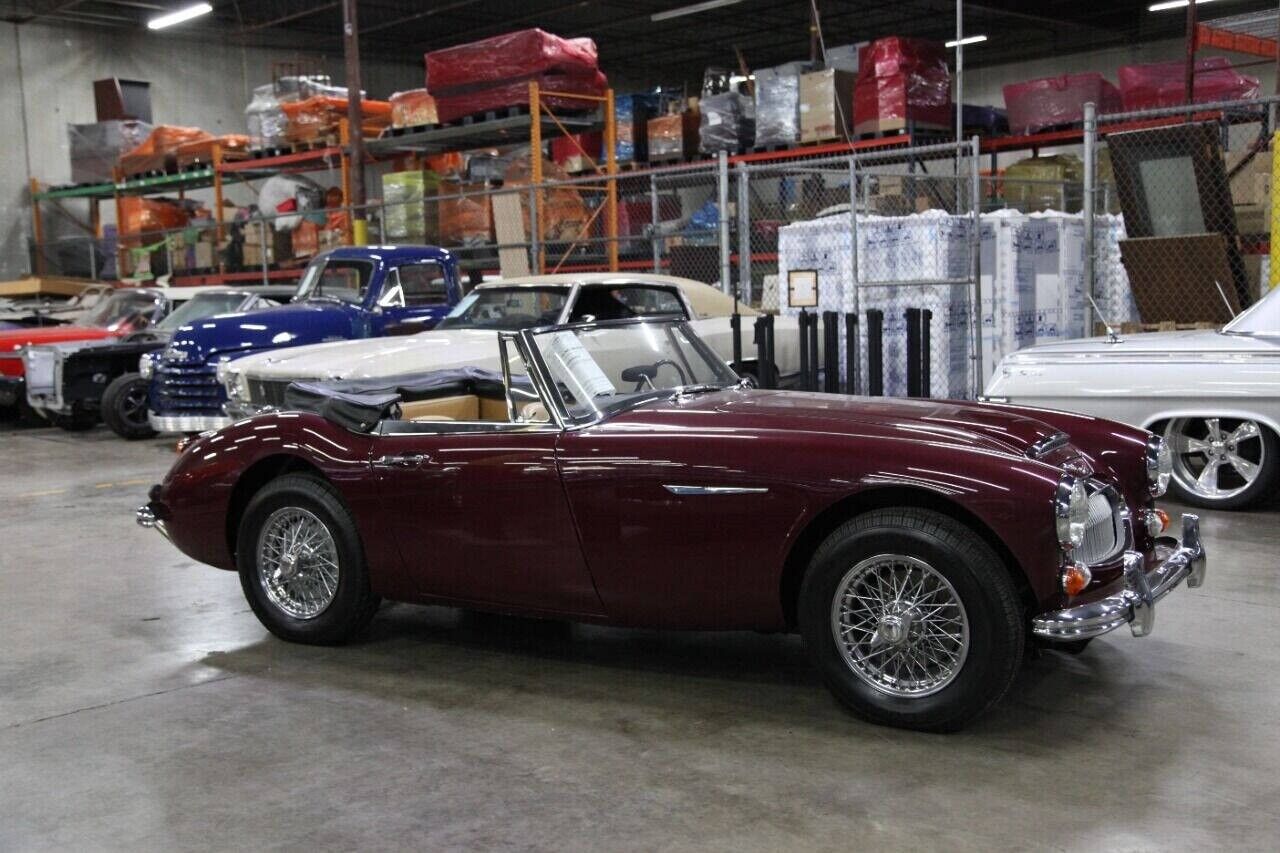 Austin-Healey-3000-Cabriolet-1965-Burgundy-Tan-37749-25